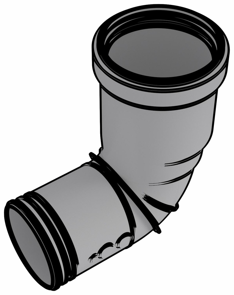 2/4 60/100 Condensing 90 Degree Diverter Nose