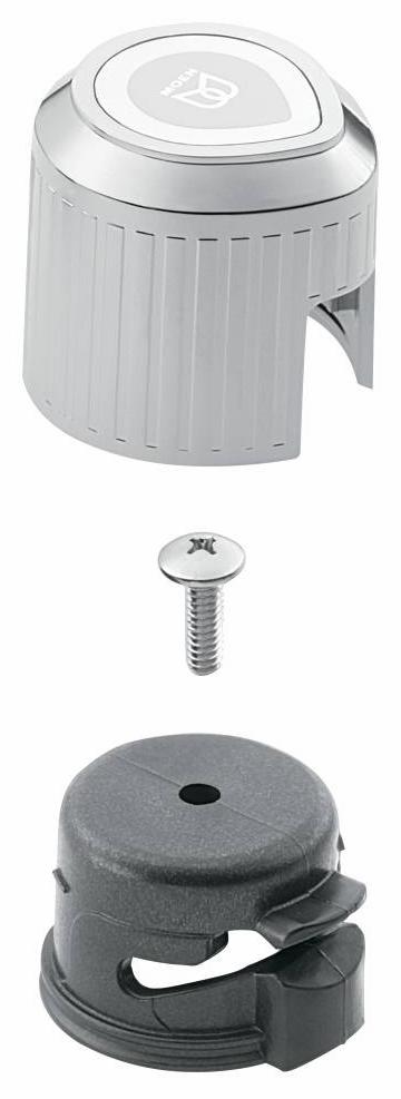 Hdl Cap Cht Bar/Kd 1H Lr Chr Bag