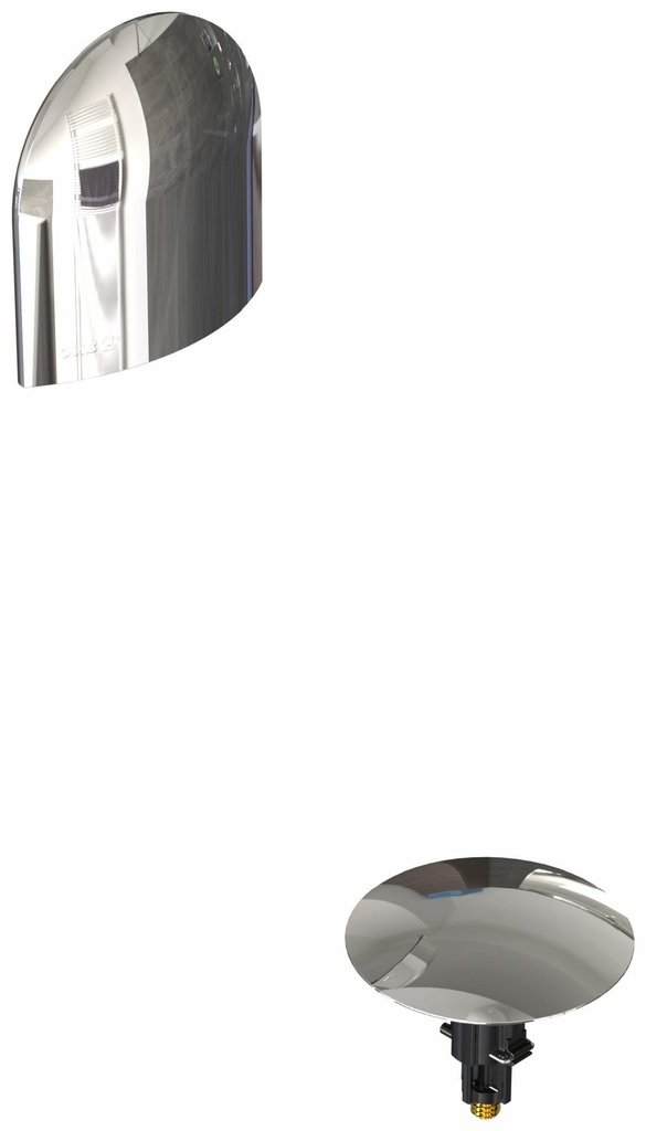 Clicker Waste & Overflow Trim Kit with Bell Slide-On