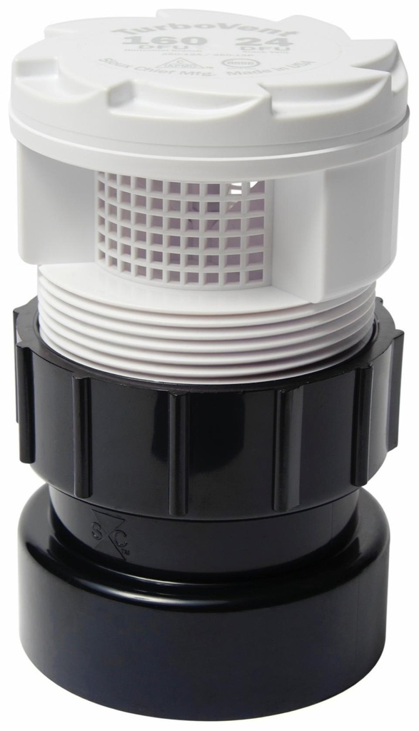 TURBOVENT AAV W/ 1-1/2 X 2 ABS COMBO ADPTR BULK