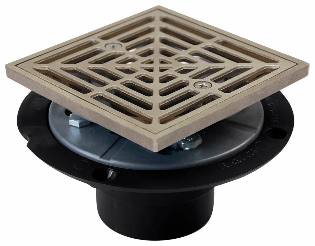 Shower Pan Drain Nickel Bronze Ring & Strainer