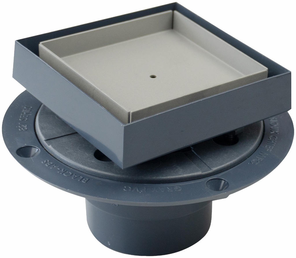 TILE IN DRAIN SHOWER PAN PVC 2IN