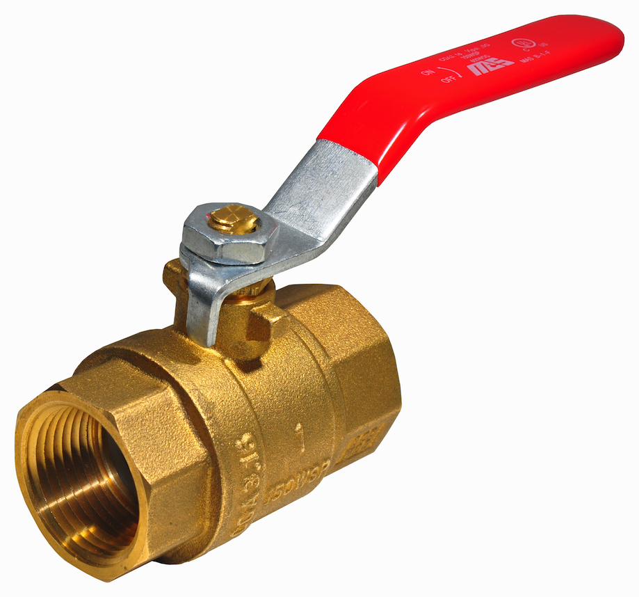 013-30240 MAS B-1F 1-1/2 IP BRASS BALL VALVE