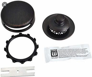 Universal NuFit Innovator Push-Pull Waste & Overflow Trim Kit w/Grid Strainer