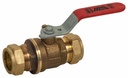 013-55520 MAS B-5C-LF 3/4 COMPRESSION END FP BALL VALVE
