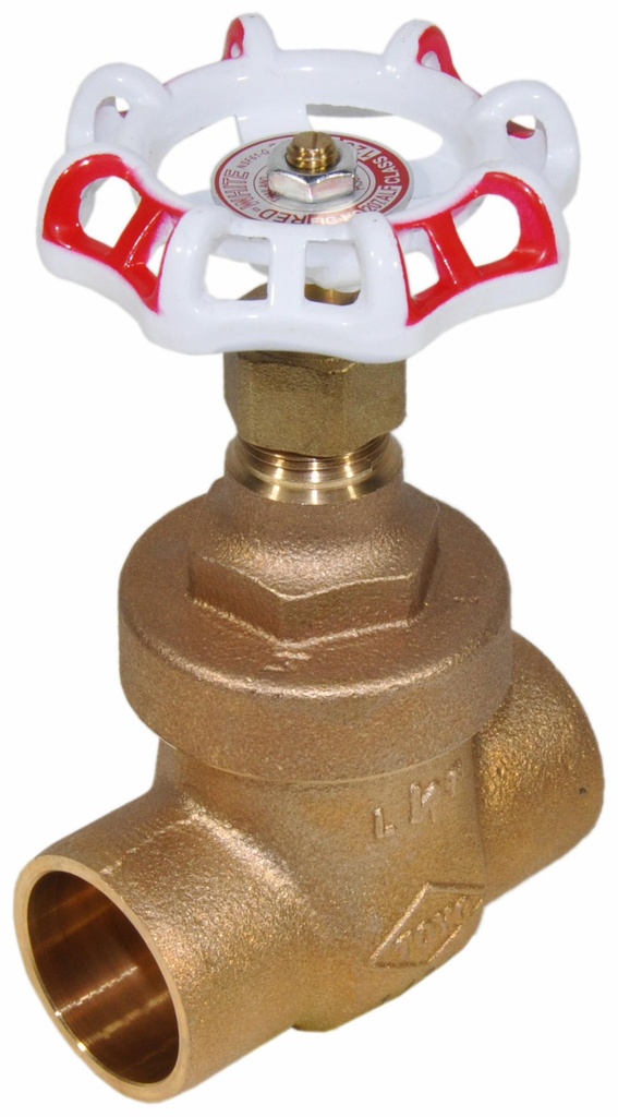 001-90504 RED-WHITE 207A-LF 1/2 CL125 BRZ-LF CXC OB NRS GATE NSF-61G