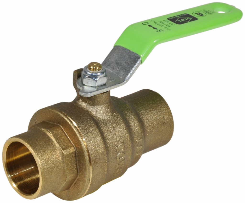 004-13203 RED-WHITE 5049A-LF 1/2 600WOG BRS-LF CXC FP BALL VLV W/LVR