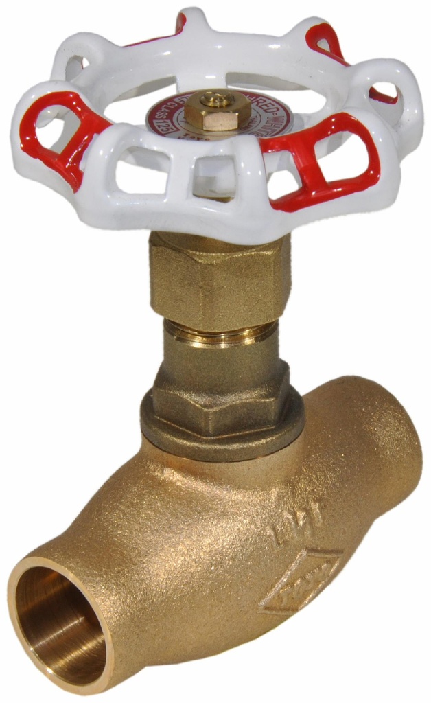 002-12605 RED-WHITE 212A-LF 1/2 CL125 BRZ-LF CXC RS GLOBE NSF-61G