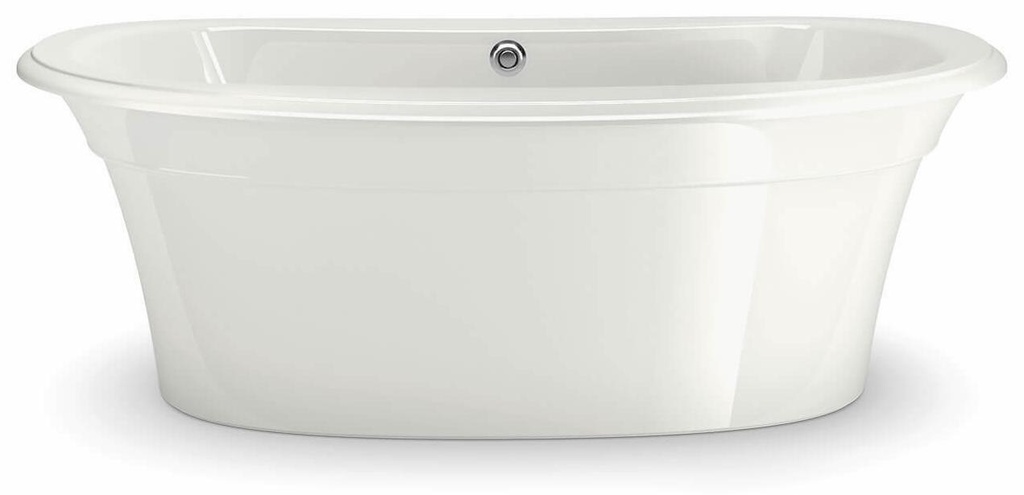 Ella Sleek 66" x 36" Center Drain Freestanding Tub