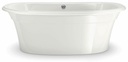 Ella Sleek 66" x 36" Center Drain Freestanding Tub