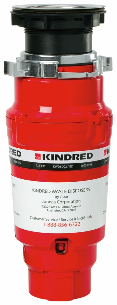 Continuous Feed 1/2 HP Waste Disposer