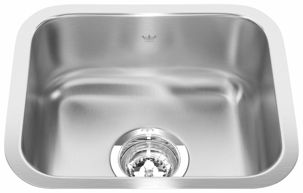 Steel Queen 14-3/4" 1 Bowl Undermount Kitchen Sink