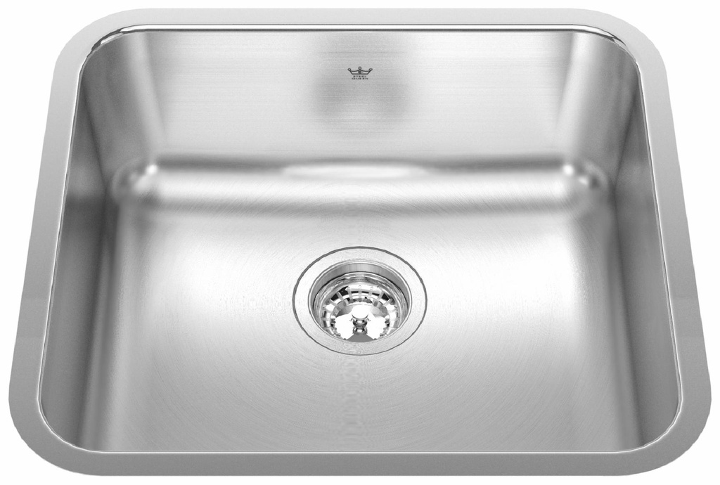 Steel Queen 19-3/4" 1 Bowl Undermount Kitchen Sink