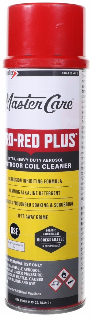 PRO-RED AND 19-OZ AEROSOL CAN