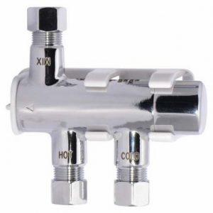 3/8" HG135 With Compression Connections And Integral Checks Lead Free