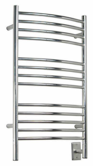 Jeeves C Curved Heated Towel Bar