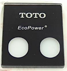 COVER GLASS FOR ALL ECOPOWER CONCEALED FLUSH VALVES