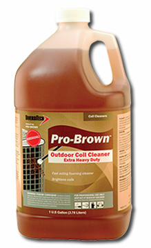 Coil Cleaner, Pro-Brown,1 Gal