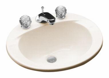 1-HOLE 19" RD SELF RIM LAV SEDONA BEIGE