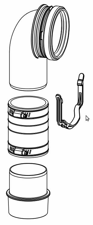 Outlet Assembly (2 inch x 4 inch) for In-Wall Tank System