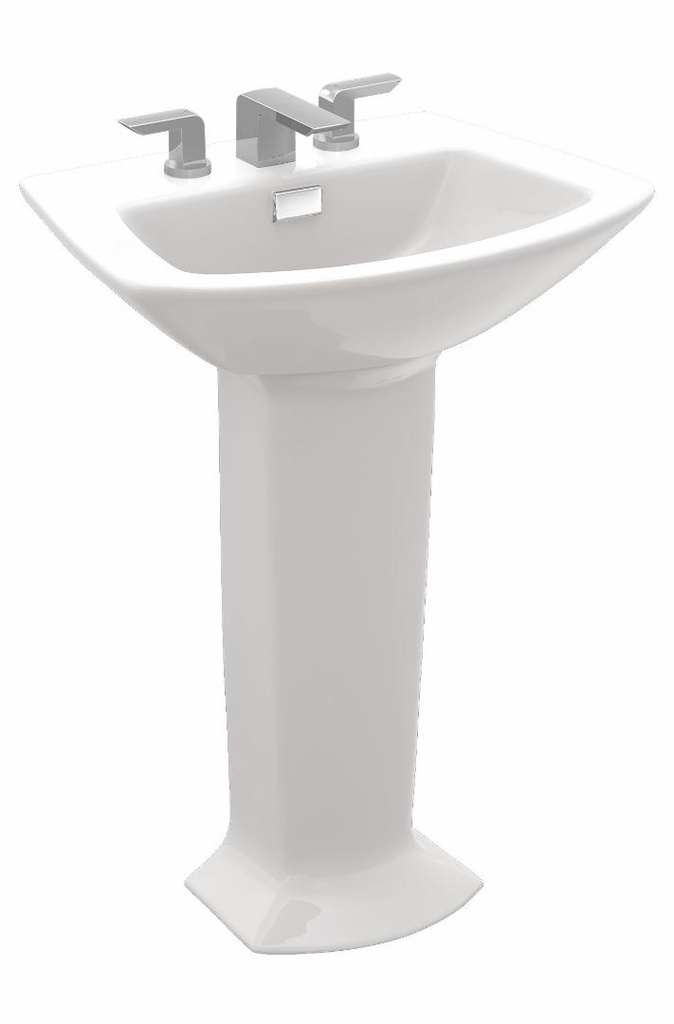 SOIREE 24" LAVATORY SINGLE HOLE-COTTON