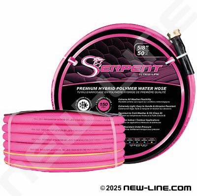 5/8" x 50 Pink Garden Hose 150psi