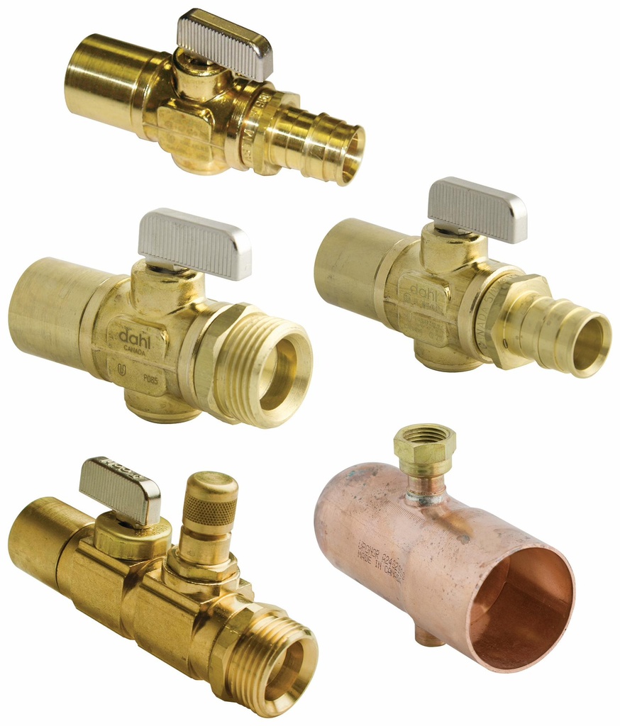 ProPEX Ball Valve, 3/4" PEX x 3/4" Copper Adapter
