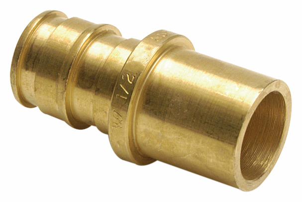 ProPEX Brass Fitting Adapter, 5/8" PEX x 3/4" Copper