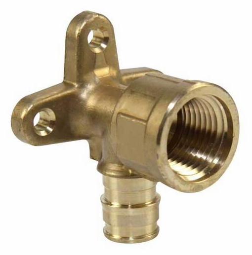 ProPEX LF Brass Drop Ear Elbow, 3/4" PEX x 3/4" FIP