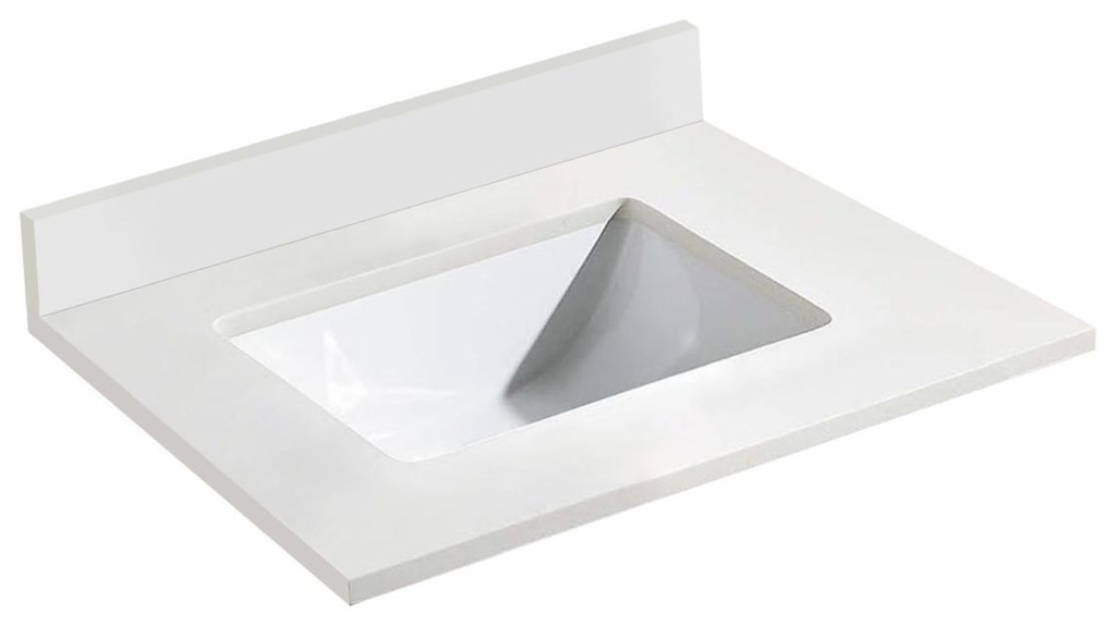 Quartz 25" x 22" Sink Top