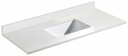 Quartz 49" x 22" Sink Top