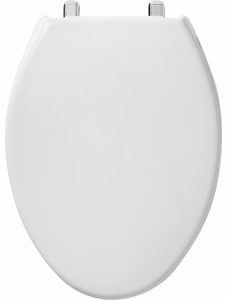 Elongated Commercial Plastic Open Front Toilet Seat With Cover