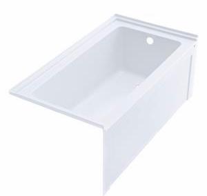 Langley 60" x 30" Alcove Tub with RH Drain