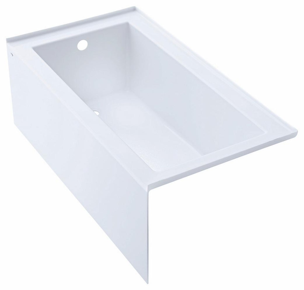 Wellbrook 60" LH Drain Alcove Tub