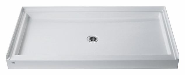 Kendale 60" x 34" Center Drain Shower Base