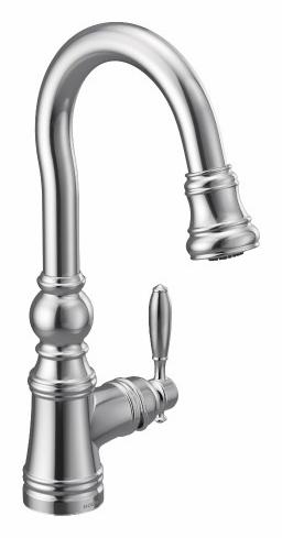 Weymouth Bar Faucet with Pulldown Spray