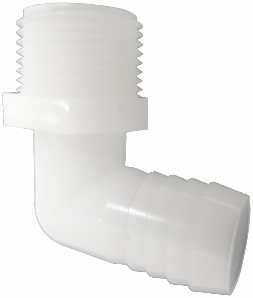 ELBOW 5/8 BARB X 3/4 MIP NYLON 1/BG