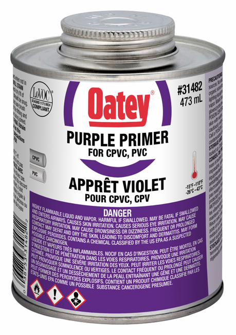 473ml PVC/CPVC Primer Purple