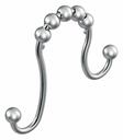 Double Shower Curtain Rings (12/Pack)