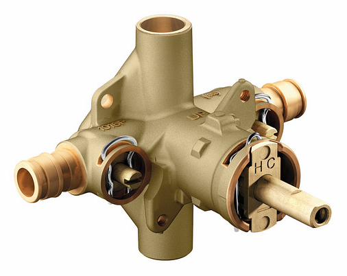 Rough-In for Posi-Temp Tub/Shower with Stops (Wirsbo Pex)