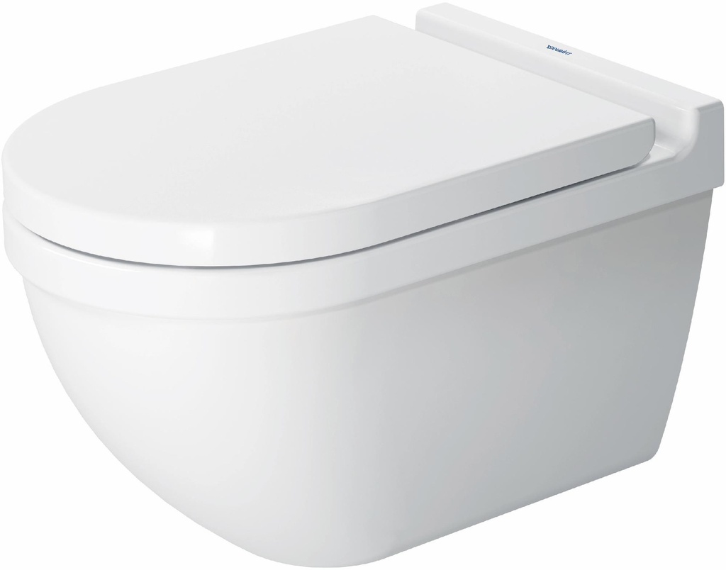 Starck 3 Dual Flush Wall Mounted Round Toilet Bowl (less seat)