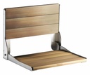 Home Care Wall Mount Teak Fold Down Shower Seat