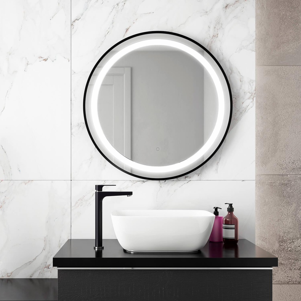 Effect LED Illuminated Mirror 30" Round