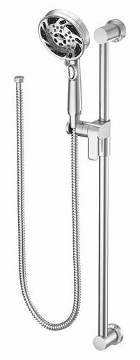 Eco-Performance 5-Function Hand Shower with Slide Bar