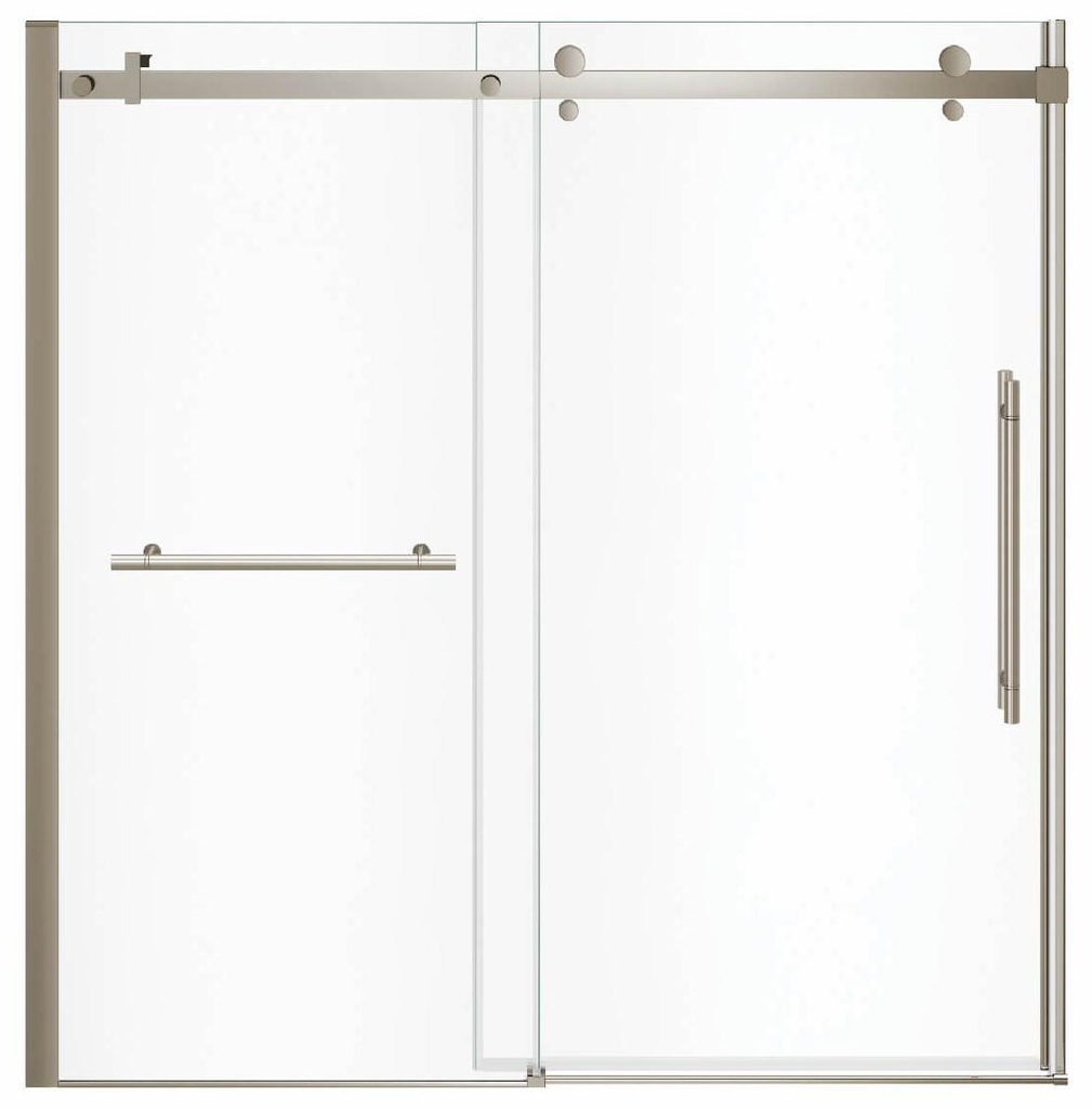 Vela 56.5-59" x 59" Sliding Tub Door with Towel Bar