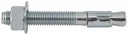 5/8 In. X 5 In. Power-Stud Carbon Steel Wedge Expansion Anchor Qty: 25