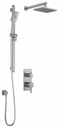 SquareOne TD2 Thermostatic Integrated Diverter Shower System with Wall Arm