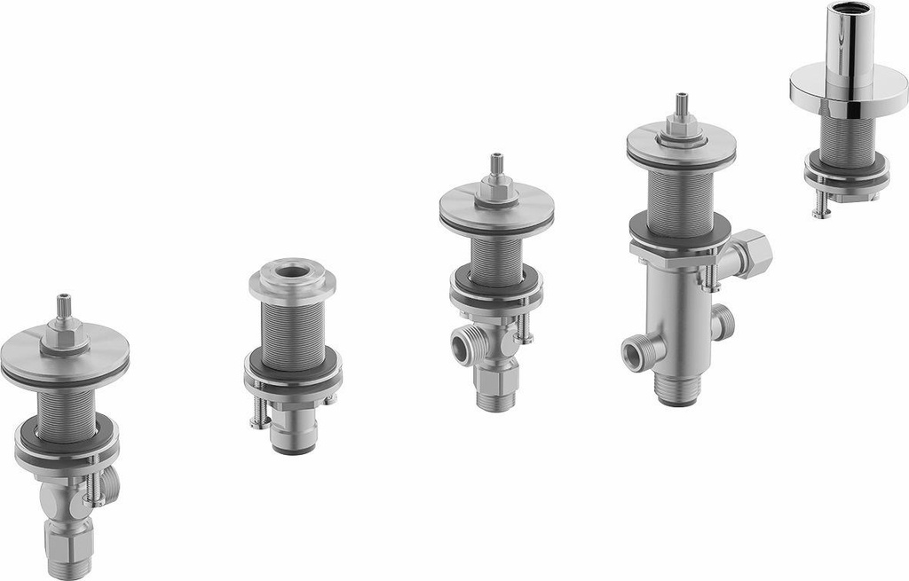 Rough-In for 5-Hole Roman Tub Trim