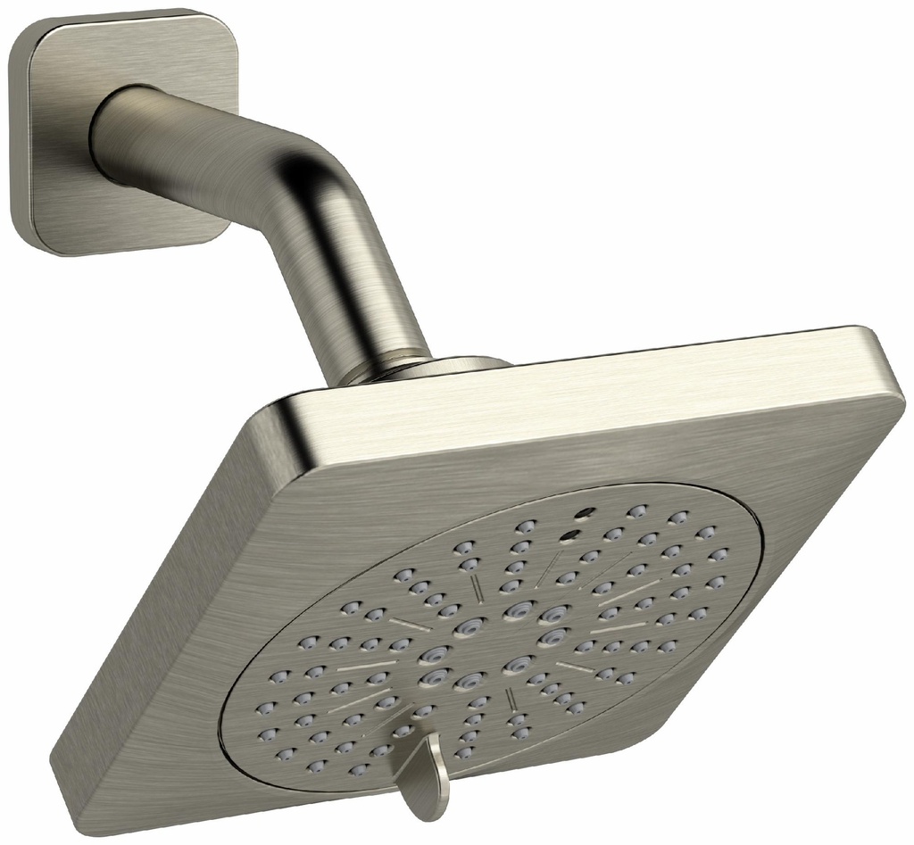 Salome / Equinox 6" 2-Function Square Showerhead with Arm
