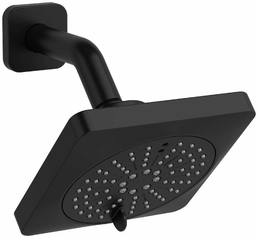 Salome / Equinox 6" 2-Function Square Showerhead with Arm